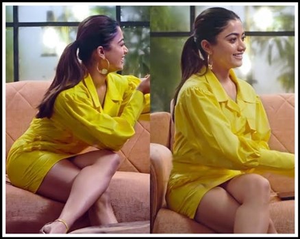 ऊप्स मूमेंट का शिकार हुईं अभिनेत्री Rashmika Mandanna, फोटोज वायरल