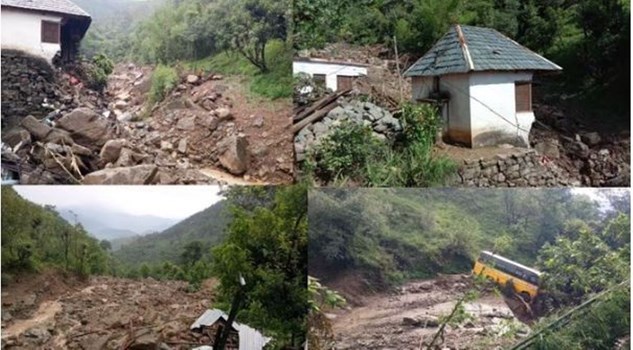 Cloudburst Himachal: बिलासपुर में फटा बादल, चार पशुशाला समेत कई मकानों को नुकसान