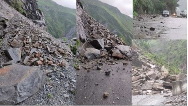 Himachal: भरमौर-पठानकोट हाईवे पर चट्टानें गिरने से बढ़ी लोगों की परेशानी, कई मार्ग हुए बंद