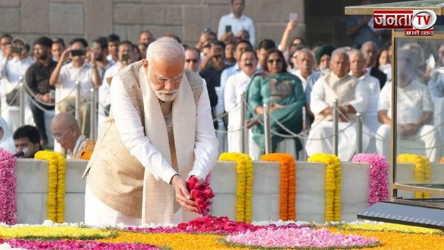  महात्मा गांधी और लाल बहादुर शास्त्री की जयंती आज, PM मोदी ने दी श्रद्धांजलि