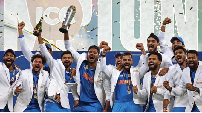 Champions Trophy में ऊंचा रहा टीम इंडिया का जोश, तस्वीरों में देखें भारतीय खिलाड़ियों का सेलिब्रेशन